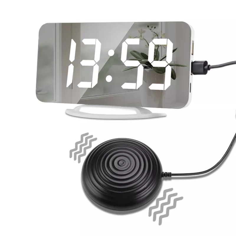LED Dual USB Mirror Vibrati...